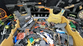Airsoft Guns, Military Force Assault Rifles, Box of Toy Guns & Ammunition #gun #weapons #rifle