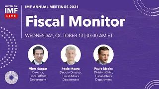 Press Conference: Fiscal Monitor, October 2021