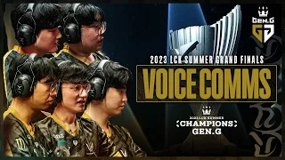 A New Dynasty is Born | 2023 LCK Summer Split Grand Finals Voice Comms [GEN vs T1]