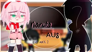 Naruto characters react to Naruto's AUS[Bad-apple]||Short like me!🤙😖||Aʀx2