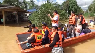 Flood Continues to Affect southern Thailand