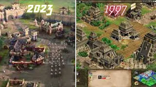 Evolution of Age of Empires 1997-2023 جميع لاصدارات
