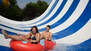 PRIMUL TOBOGAN SIDE WINDER DIN ROMANIA ESTE LA AQUA MAGIC MAMAIA