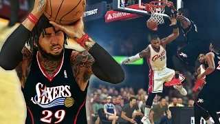 NBA 2K17 MyCAREER SH - Dethrone The King! 2 CONTACT DUNKS ON LBJ!!