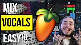 HOW TO MIX  VOCALS EASY (ONLY STOCK PLUGINS) -FL Studio Tutorial (how to mix vocals in fl studio 20)