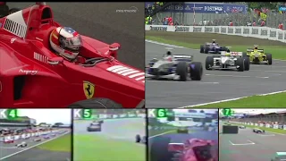 1998 British GP: Start (Multifeed – F1Digital+ | ITV)