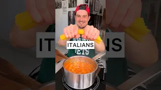 Do you know ITALIANS created this method of making NOODLE SOUP🥘😌❤️| Normal vs Italy | CHEFKOUDY