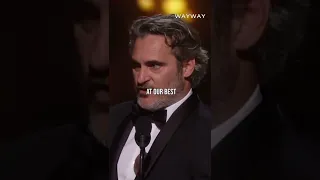 Joaquin Phoenix POWERFUL Oscar Speech #shorts