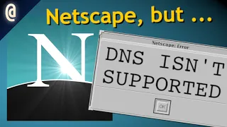 Netscape, But It Doesn't Support DNS (ft. SunOS 4 and NIS)
