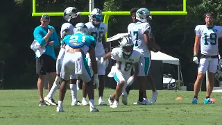 Bryce Young Day 8 training camp highlights, one-on-one highlights