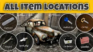 Granny: All Item Locations for Car Escape | Hi Gamer