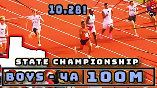 100M | 4A Boys | Texas State Championships