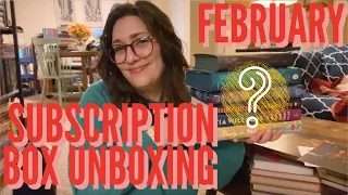 February Book Subscription Box Unboxing!