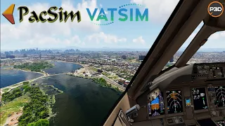 P3D V5.2 HD | Scenic arrival into Manilla Intl. (RPLL) | VATSIM full flight (part 2)