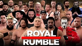 WWE 2K17 - 30 Man Royal Rumble With 10+ Surprise Entrants!