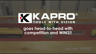 Kapro levels go head-to-head with competition and WINS