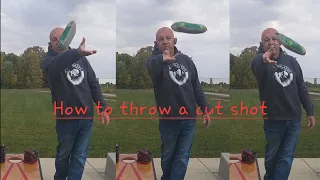 How to throw a cut shot in cornhole