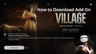 How to Download RE : Village VR Mode Add On & Play in PS VR2