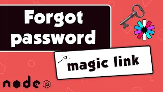 How to handle forgot password to reset password using a one-time link.