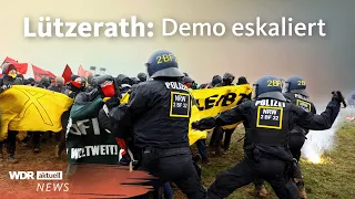 Lützerath Demo: Zusammenstöße zwischen Polizei und Aktivisten | Aktuelle Stunde