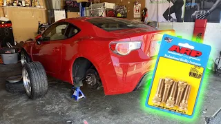 Installing ARP Wheel Studs for My FRS