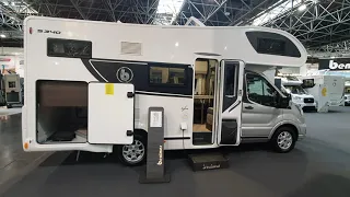 RV with five berths. Benimar Sport 340. Very quick tour.