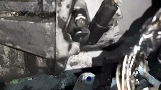 Crankshaft sensor location on the Renault engine1.9dci