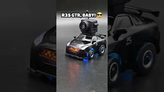 WORLD TINIEST R35 RC with FPV CAMERA! - MUST HAVE?!😍 | #remotecontrol  #Shorts #rccar