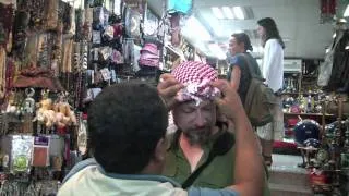 Twisit Jordan Adventure, Pt 2 - How to wrap a Keffiyeh