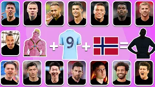 Guess the football player by song, jersey number, and emoji|Ronaldo, Messi, Neymar|Mbappe