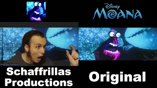 Schaffrillas Productions Shiny Reanimated Side-By-Side Comparison w/ Original Moana Shiny Song