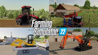 THE BEST MODS LAST WEEK | MINI EXCAVATOR | UNDERGROUND STORAGE - Farming Simulator 22