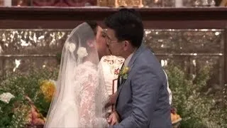 BE CAREFUL WITH MY HEART: Richard & Maya Wedding Kiss