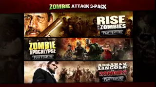 Zombie Attack 3-Pack | Motion Graphic Design | DVD Menu Design