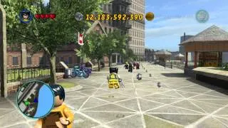 LEGO Marvel gold brick at empire state university