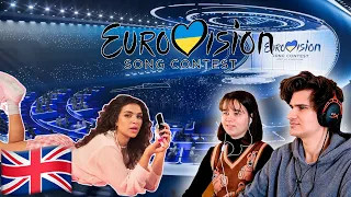 Norwegian & Lithuanian Rate + React to United Kingdom | Eurovision 2023