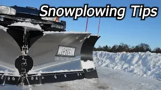 Snowplowing Tips "Busting Through Drifts"