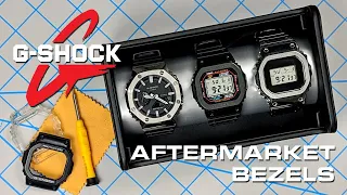 Aftermarket Bezels for Casio G-Shock Watches! Titanium & Stainless Steel Bezels: 5610, 5600, GA-2100