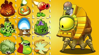 PvZ 2 Random Team Plants Max Level Vs Zombot Sphinx inator