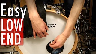 Make Any Kick Drum Deep & Beefy: How to Tune & Muffle a Cheap Bass Drum For Maximum Tone & Low End