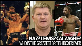 Naz? Lewis? Calzaghe? Who is the greatest British boxer of all time? 🤔