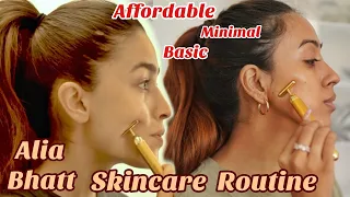 I tried Following Alia Bhatt's Skincare Routine but with Affordable Products