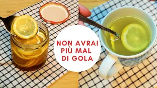 Tisana allo zenzero e limone al miele - ricetta perfetta contro raffreddore, tosse e influenza