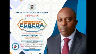 [LIVE] RIVERS: COMMISSIONING OF EGBEDA INTERNAL ROADS