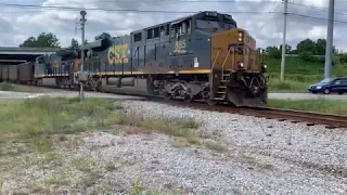 CSX T303-12 Coal Loads heading out of Columbia, SC down the Eastover Sub