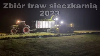 Zbiór traw sieczkarnią 2023 | Usługi rolnicze Maliszewscy | Krone | New Holland t6 | Fendt Vario 828