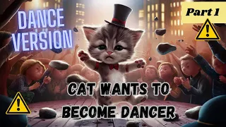 Cat Was Bullied on Street 🛣️ 😿 #cat | Dance version |@AiCat7 @CatRealmAI