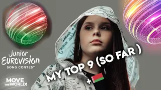 MY TOP 9 JUNIOR EUROVISION 2020 | +🇧🇾 |  (So Far)