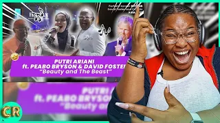 Putri Ariani ft Peabo Bryson - Beauty and the Beast (David Foster n Friends in Asia 2023) REACTION