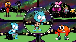 FNF Pibby TAWOG All Phases - FNF Glitched Legends (FNF The Amazing World of Gumball)